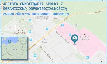ZAKŁAD MEDYCYNY NUKLEARNEJ - AFFIDEA ONKOTERAPIA SPÓŁKA Z OGRANICZONĄ ODPOWIEDZIALNOŚCIĄ - CHAŁUBIŃSKIEGO 7,  KOSZALIN