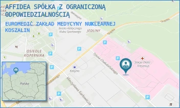 EUROMEDIC ZAKŁAD MEDYCYNY NUKLEARNEJ - AFFIDEA SPÓŁKA Z OGRANICZONĄ ODPOWIEDZIALNOŚCIĄ - CHAŁUBIŃSKIEGO 7,  KOSZALIN