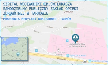 PRACOWNIA MEDYCYNY NUKLEARNEJ - SZPITAL WOJEWÓDZKI IM.ŚW.ŁUKASZA SAMODZIELNY PUBLICZNY ZAKŁAD OPIEKI ZDROWOTNEJ W TARNOWIE - UL. LWOWSKA 178A, TARNÓW