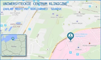 ZAKŁAD MEDYCYNY NUKLEARNEJ - UNIWERSYTECKIE CENTRUM KLINICZNE - UL. MARIANA SMOLUCHOWSKIEGO 17, GDAŃSK