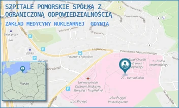 ZAKŁAD MEDYCYNY NUKLEARNEJ - SZPITALE POMORSKIE SPÓŁKA Z OGRANICZONĄ ODPOWIEDZIALNOŚCIĄ - UL. POWSTANIA STYCZNIOWEGO 1, GDYNIA