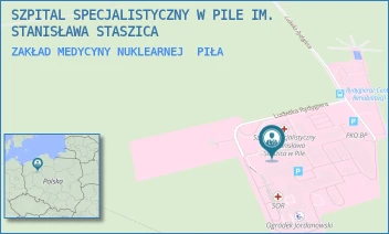 ZAKŁAD MEDYCYNY NUKLEARNEJ - SZPITAL SPECJALISTYCZNY W PILE IM. STANISŁAWA STASZICA - RYDYGIERA 1,  PIŁA