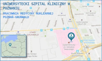 PRACOWNIA MEDYCYNY NUKLEARNEJ - UNIWERSYTECKI SZPITAL KLINICZNY W POZNANIU - PRZYBYSZEWSKIEGO 49,  POZNAŃ-GRUNWALD